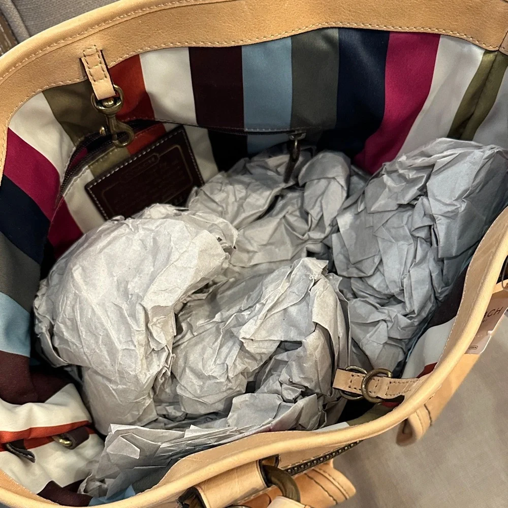 Coach 65th anniversary vintage legacy collection large GiGi handbag. NWT - Picture 6 of 12